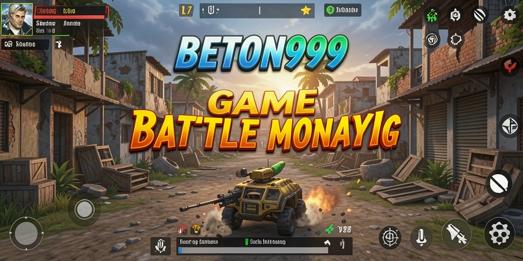 Tampilan grafis menakjubkan dari gameplay Battle Royale.