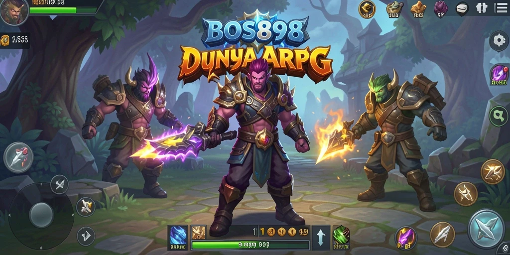 Screenshot gameplay ARPG dengan aksi seru dan grafis menawan.