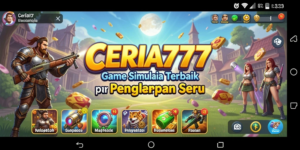 Tampilan gameplay CERIA777 yang menarik dan interaktif.