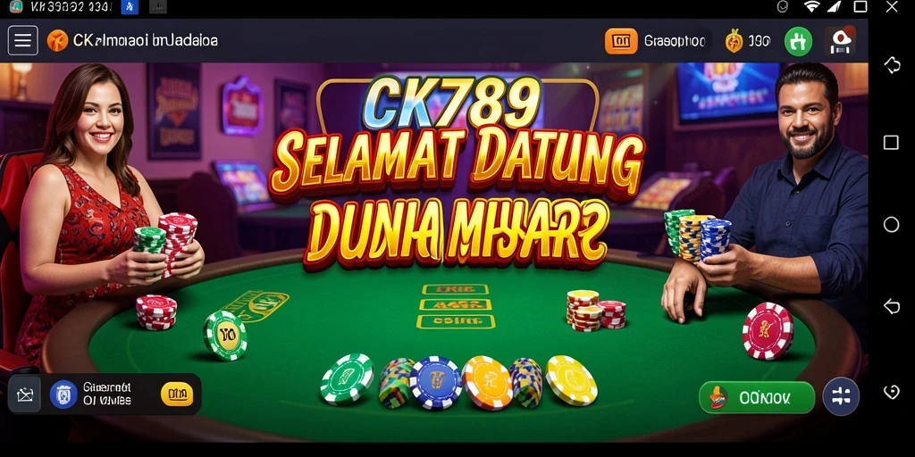 Tampilan gameplay menarik dari CK789 dengan berbagai permainan Kasino.