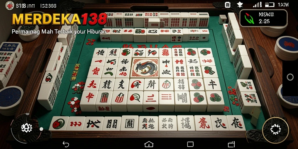 Gameplay MERDEKA138 yang seru dan menantang dalam permainan Mahjong.