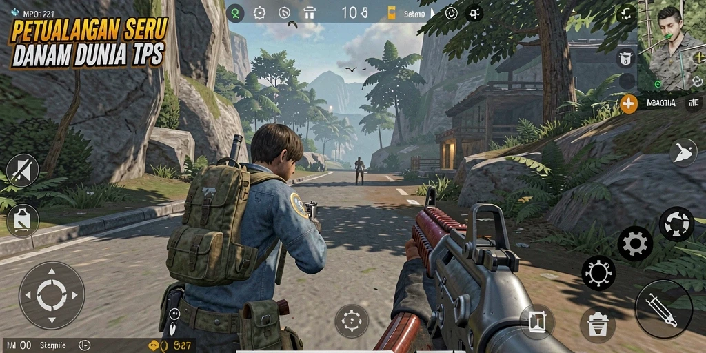 Gameplay seru MPO1221 dalam aksi menembak.