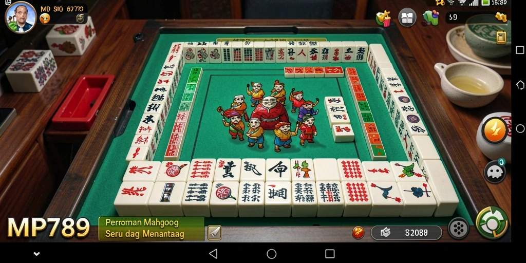 Tampilan gameplay seru dan menantang dari MVP789 Mahjong.