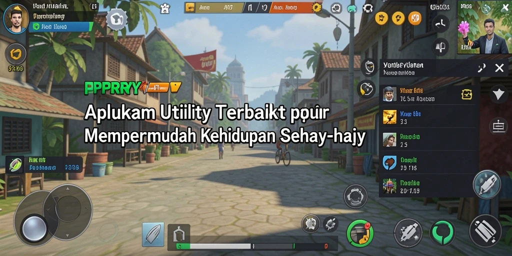Tampilan antarmuka aplikasi PPRRYY yang sederhana dan efektif.
