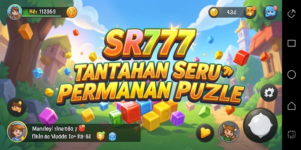 Tampilan gameplay SR777 menghadirkan tantangan puzzle yang seru.