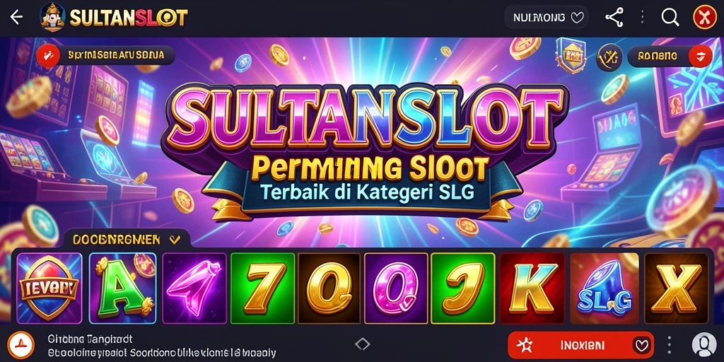 Tampilan gameplay SULTANSLOT yang menakjubkan dengan berbagai slot menarik.
