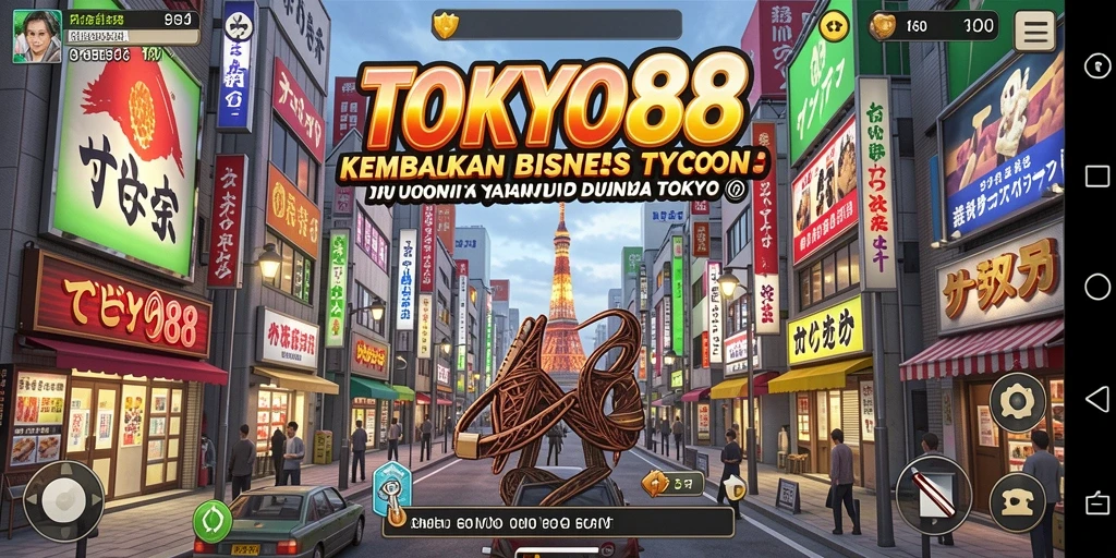 Screenshot gameplay TOKYO88 yang menampilkan aksi manajemen bisnis Tycoon.